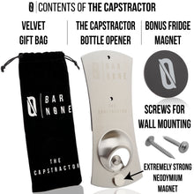 BAR N0NE The Capstractor | Magnetic Refrigerator or Wall-Mounted Bottle Opener