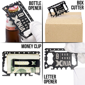XINJA Bottle Opener Box Cutter Money Clip Letter Opener Tool Examples